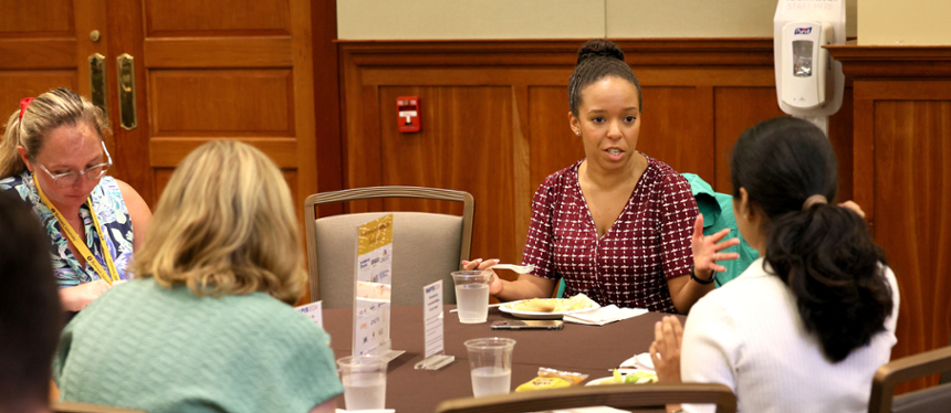 Alexis Bailey at MAPIS2024's networking lunch