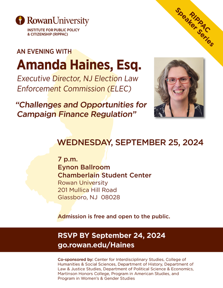 An Evening with Amanda Haines, Esq. Event Flyer