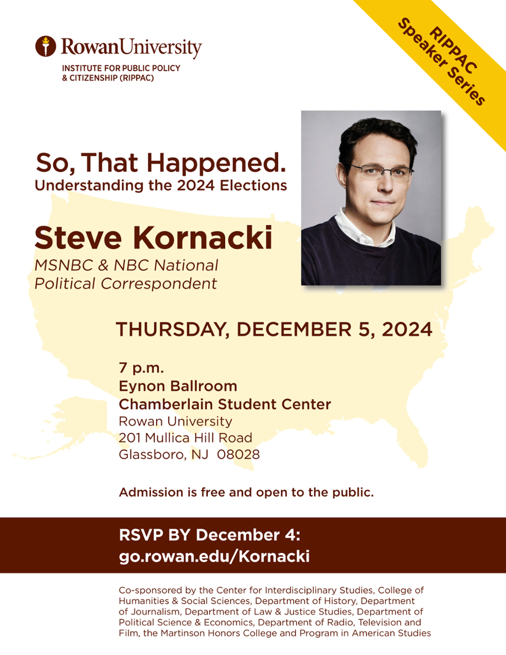 Steve Kornacki 2024 Flyer