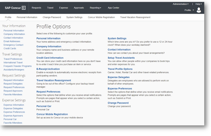 Profile Dashboard