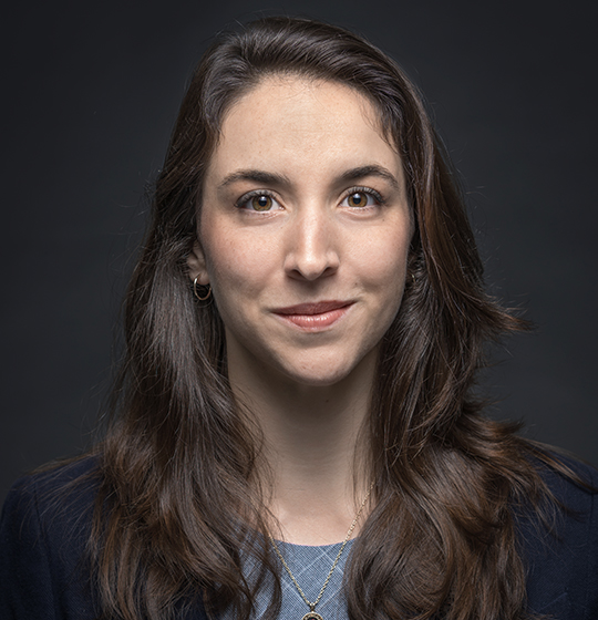 A portrait of Brighid Burgin.