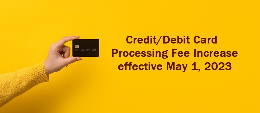 credit card processing fee