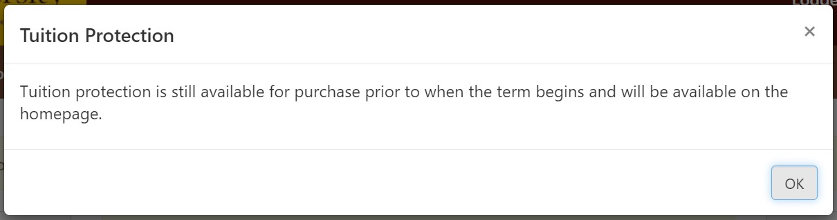 Protection Still Available