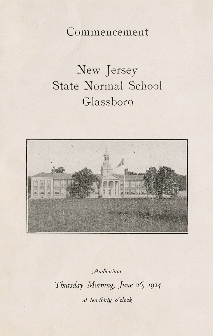 1924 commencement program