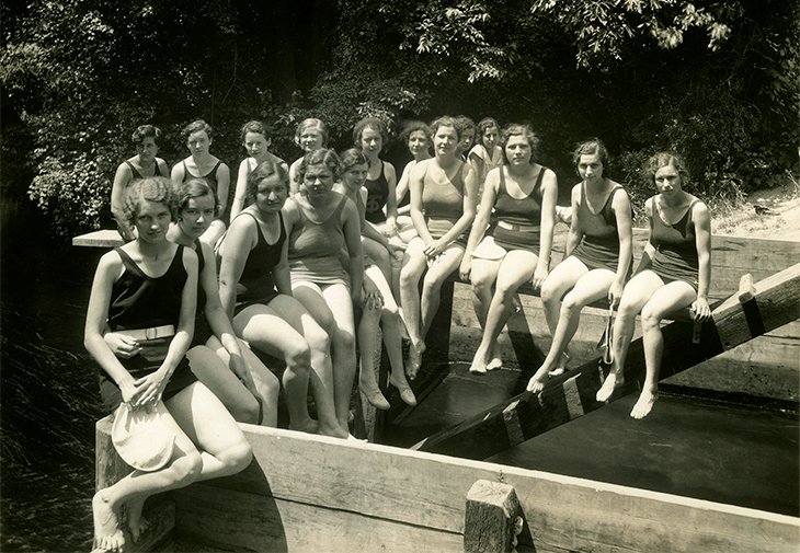 camp savitz women swimming