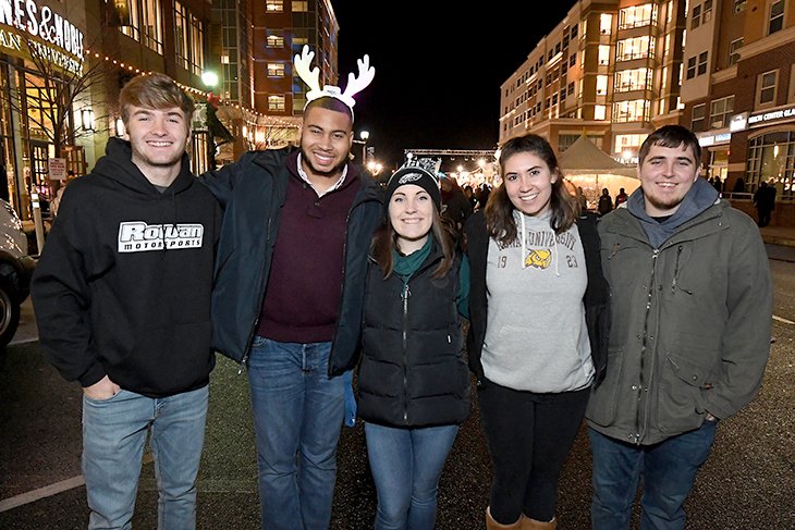 Students and community members celebrate the holiday season at the Annual Boro in Lights
