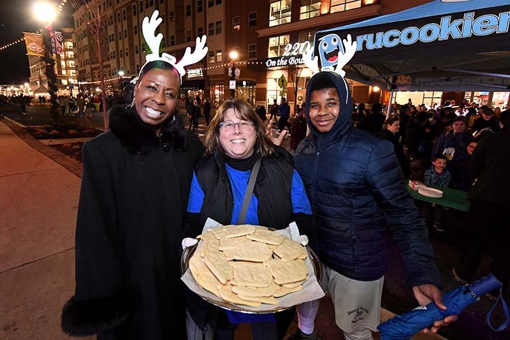 Student and community members celebrate the holiday season at the Annual Boro in Lights