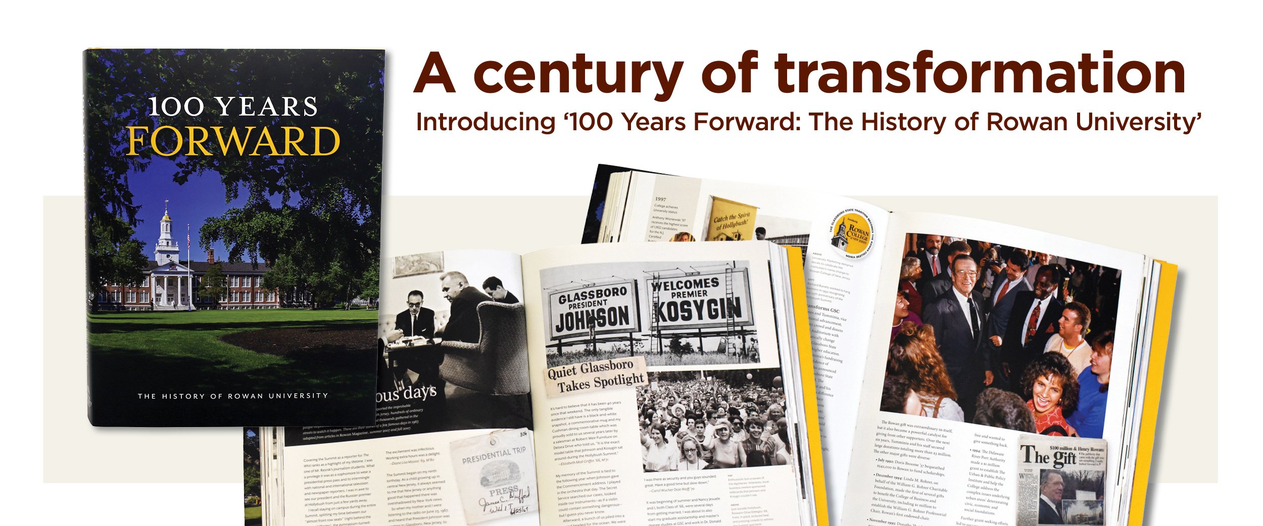 A century of transformation: Introducing '100 Years Forward: The History of Rowan University'