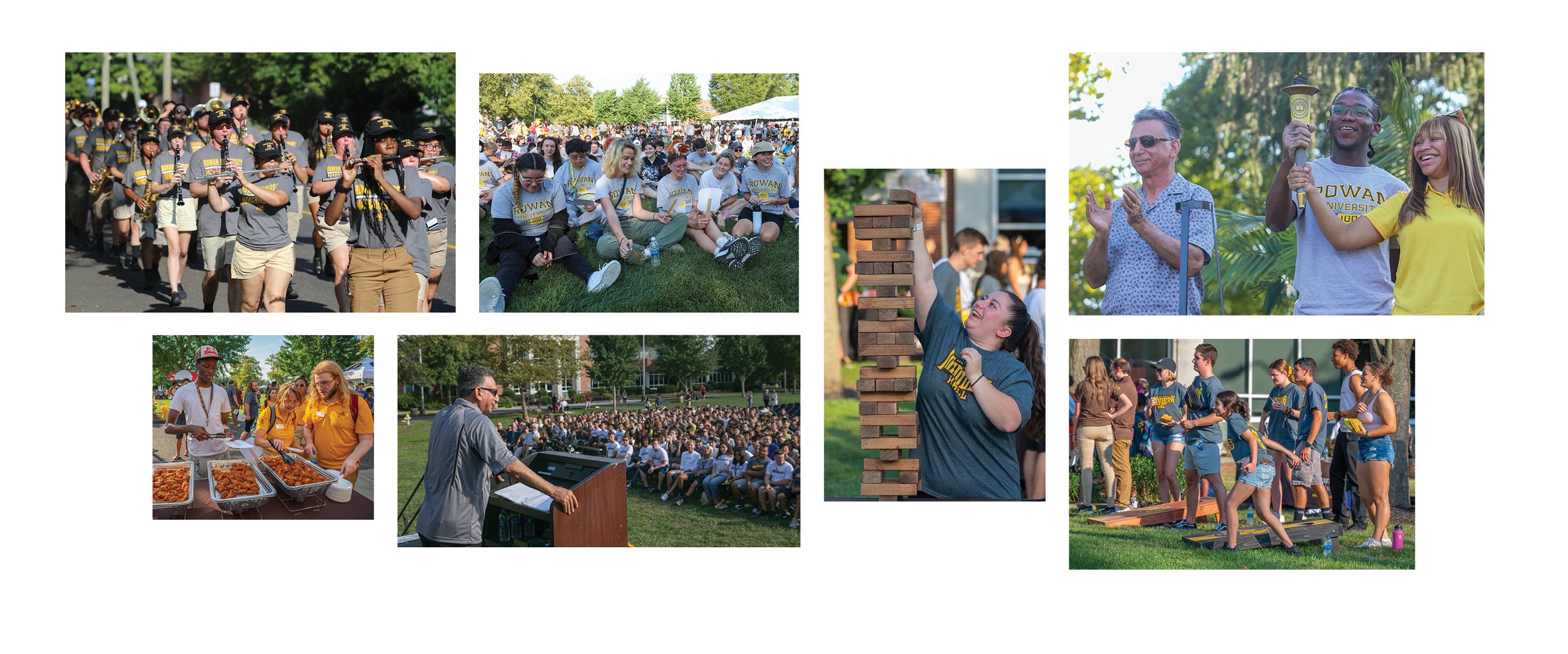 Various photos from Rowan University's President's Welcome & Picnic