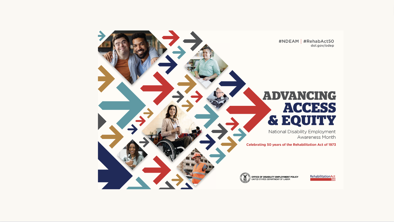Rowan University Disability Employment Awareness Month 2023 Banner