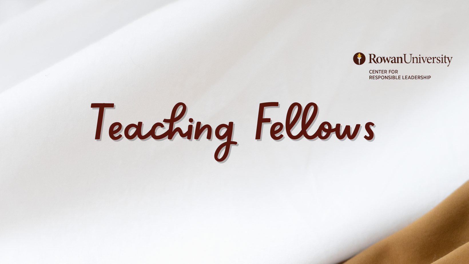 RCRL Teaching Fellows banner