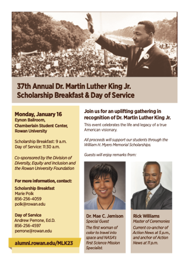 MLK Breakfast Scholarship and Day of Service