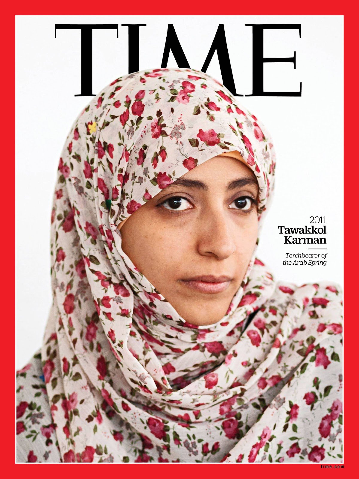 Tawakkol Abdel-Karman picture in Time Magazine