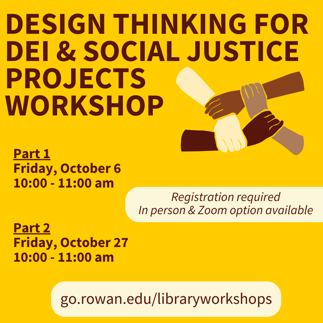 design thinking workshop flyer—info found in body of blog post