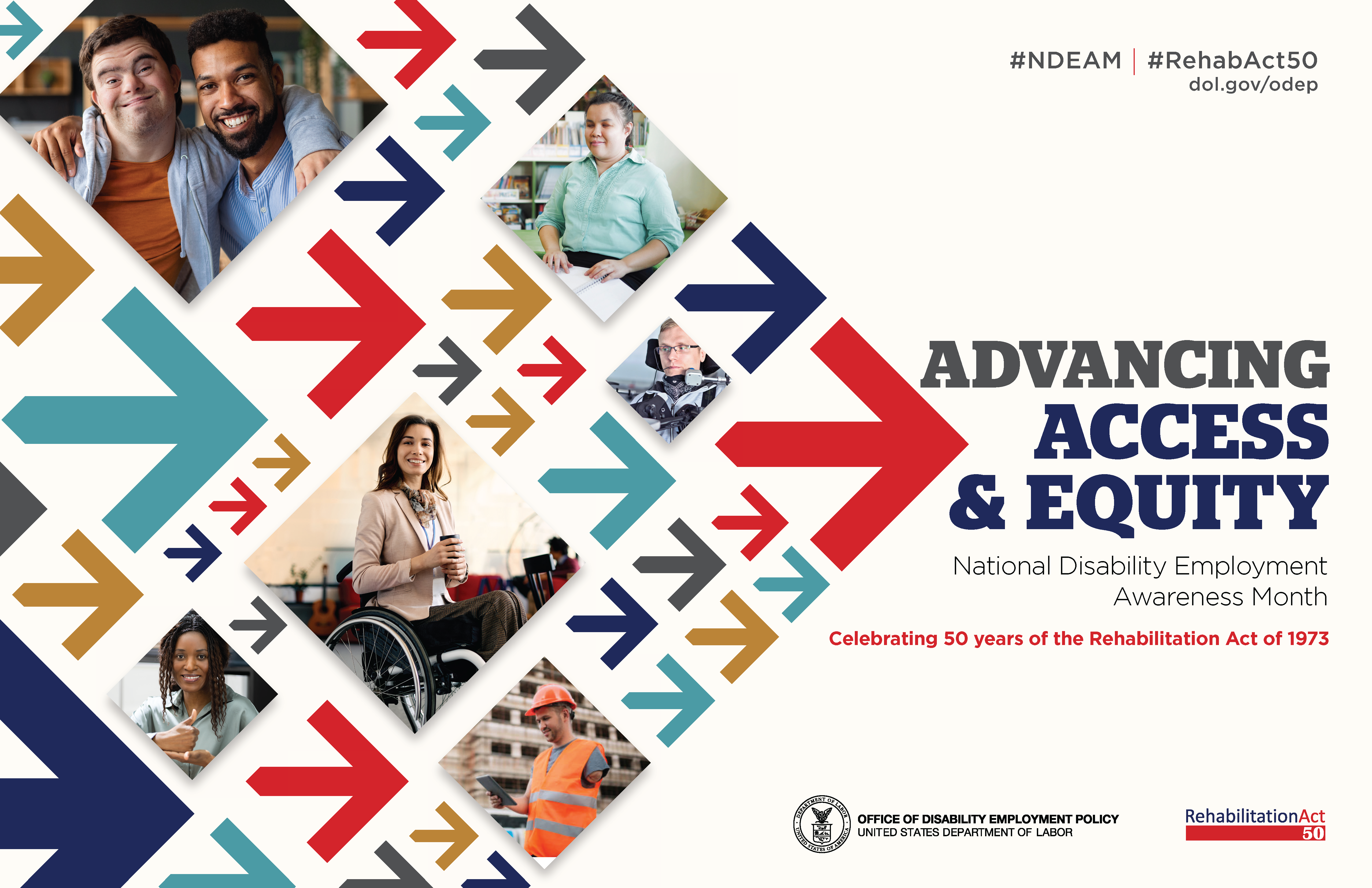 Rowan University Disability Employment Awareness Month 2023 Poster