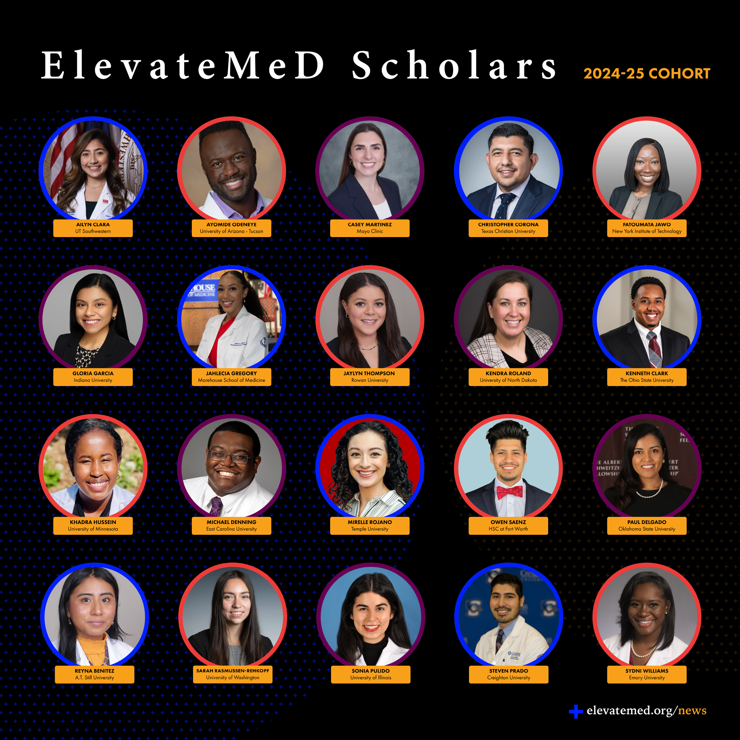 ElevateMeD Scholars 2024–2025 Cohort Photo