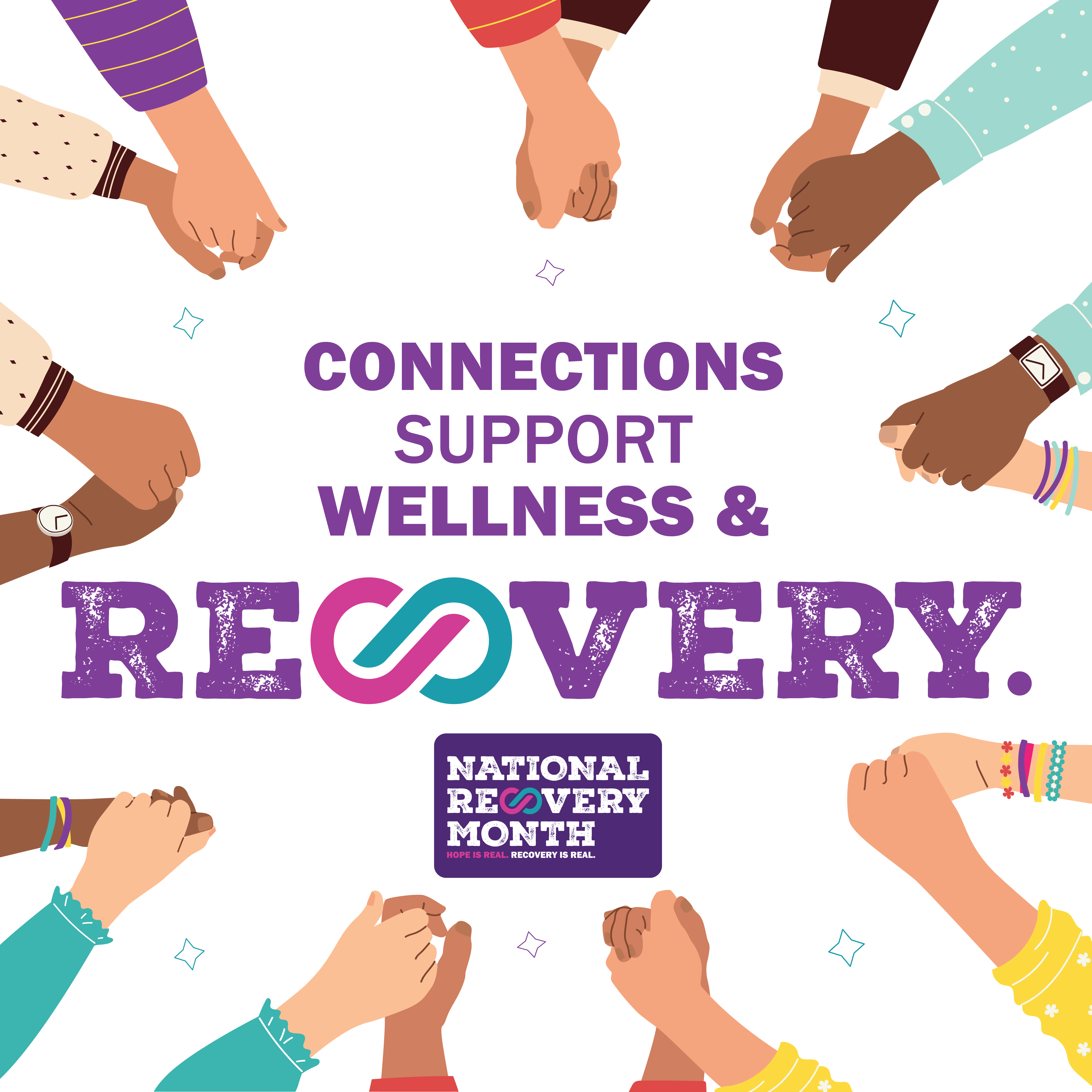 SAMHSA Recovery Month 2023 Health Promotion Graphic (Wellness)