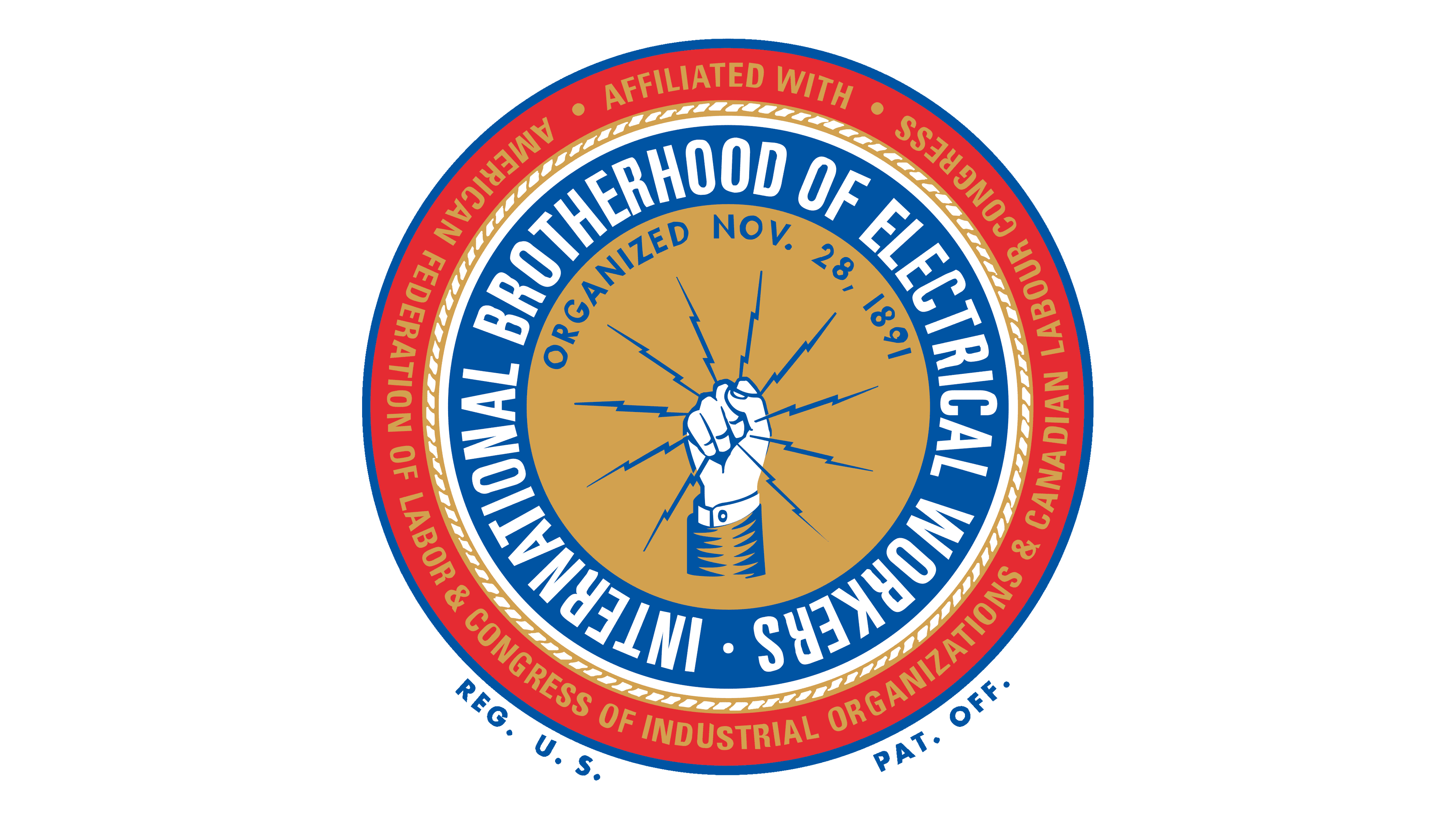 International Brotherhood of Electrical Workers (IBEW) logo