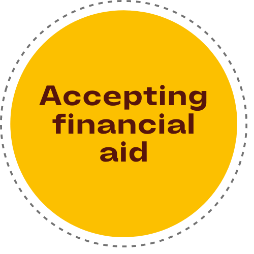 accepting financial aid 