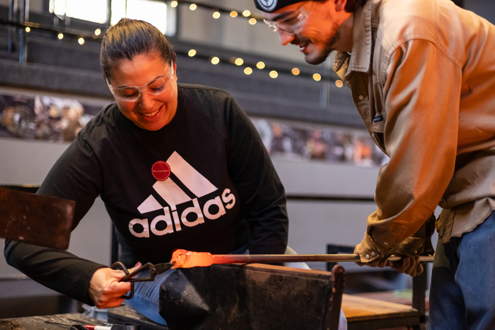 making glass art