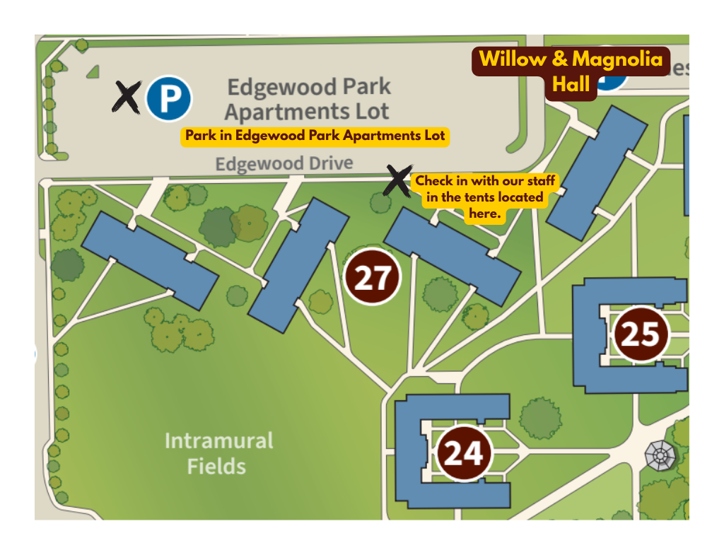 Map of Edgewood Park Apartments
