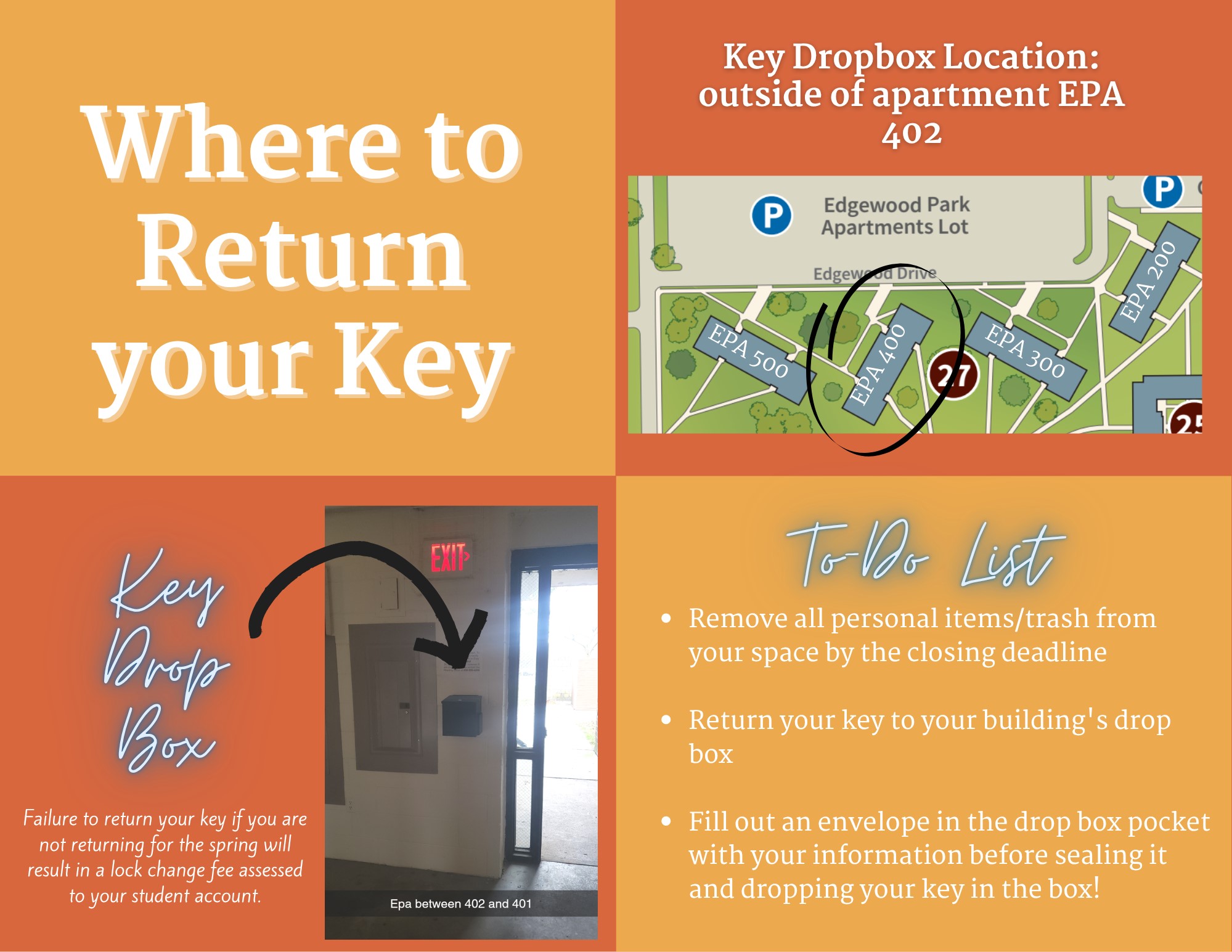 Image of Edgewood Park Apartments Key box location