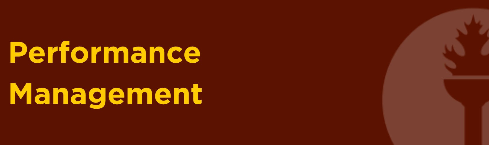 Performance Management Banner
