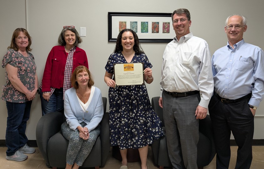 Group photo with Angelique Gonzalez