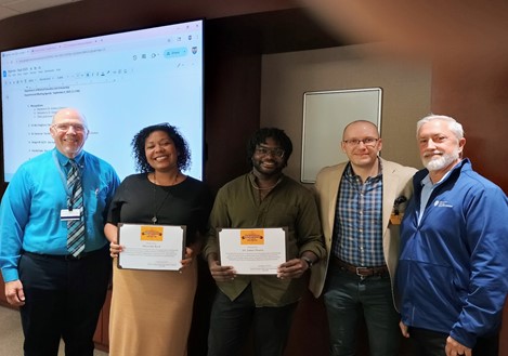 Prof of the Month Group Photo