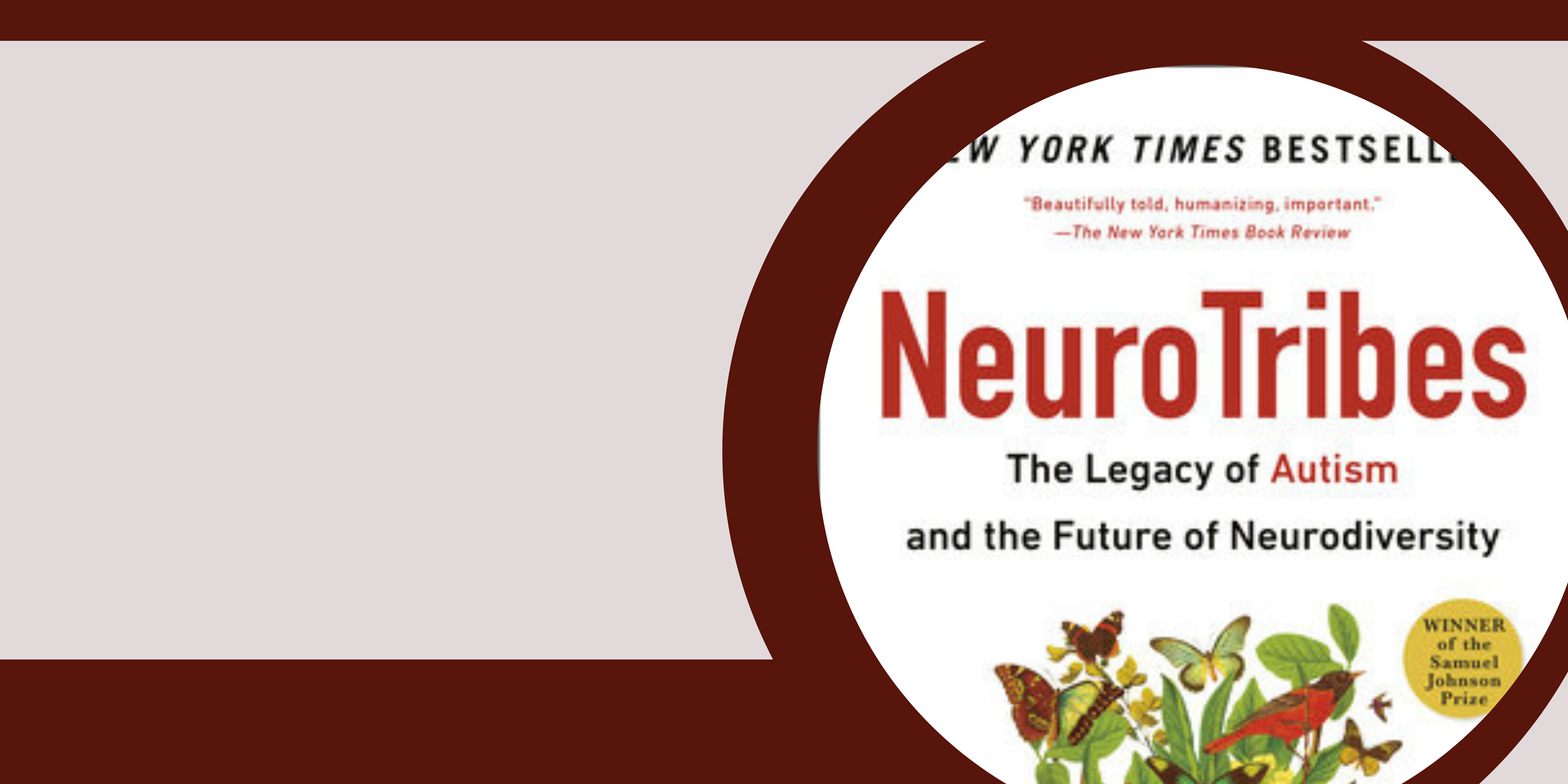 DEI Book study banner with picture of the neurotribes book cover 