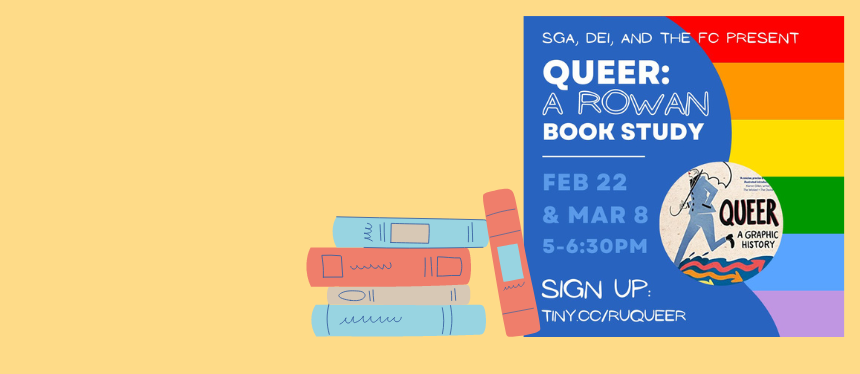 Queer book study banner