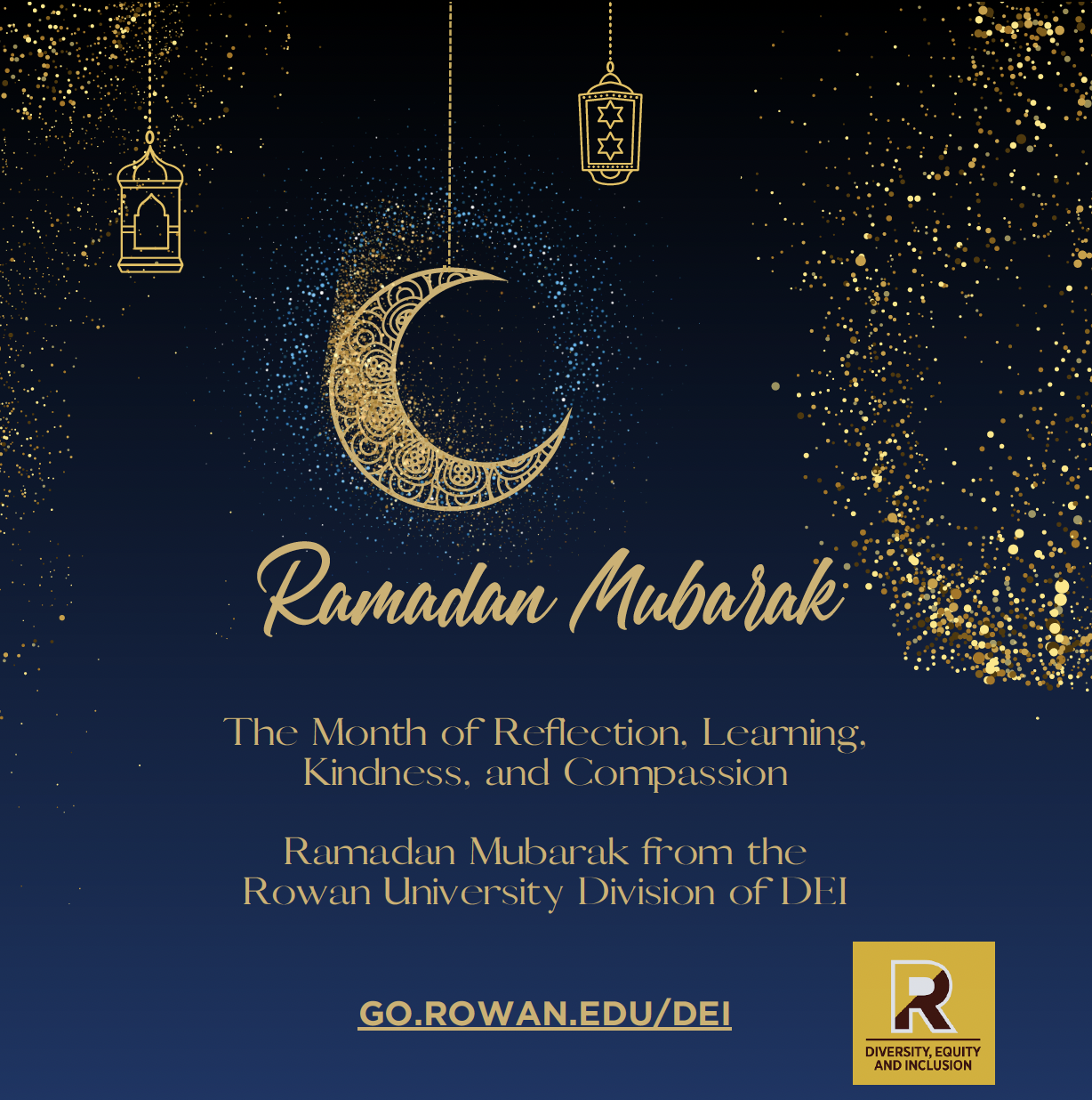 Rowan University Ramadan 2024 Graphic