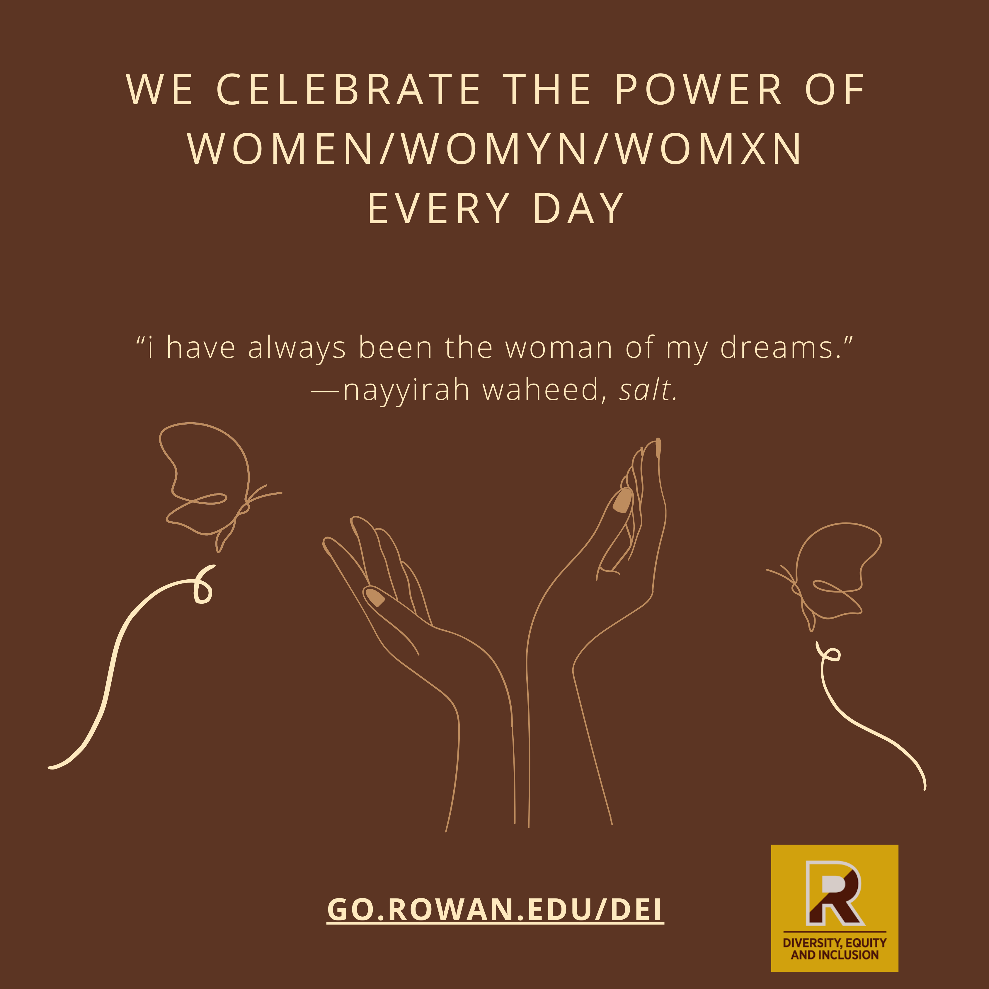 Rowan University DEI WHM &amp; IWD 2024 Graphic (Version 2)