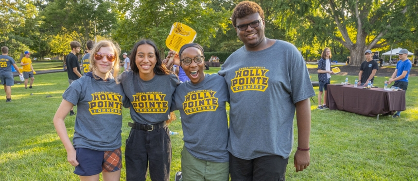 A group of students during Welcome Week
