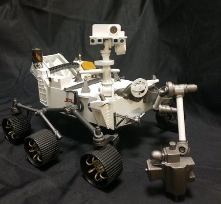 Desktop model of the Mars Perseverance Rover