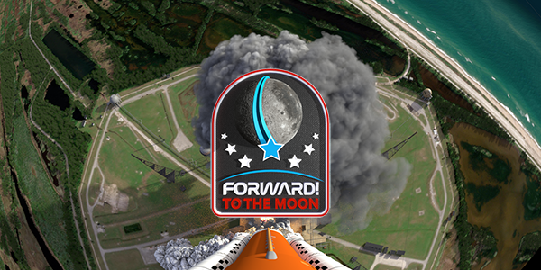 Forward to the Moon logo