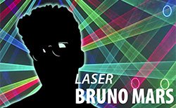 Laser Bruno Mars logo