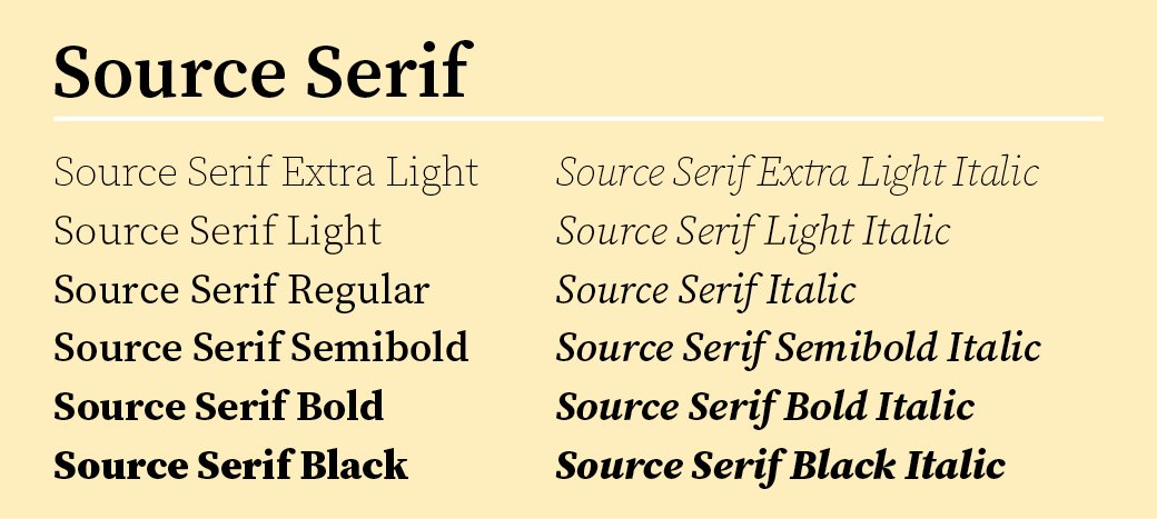 Source Serif