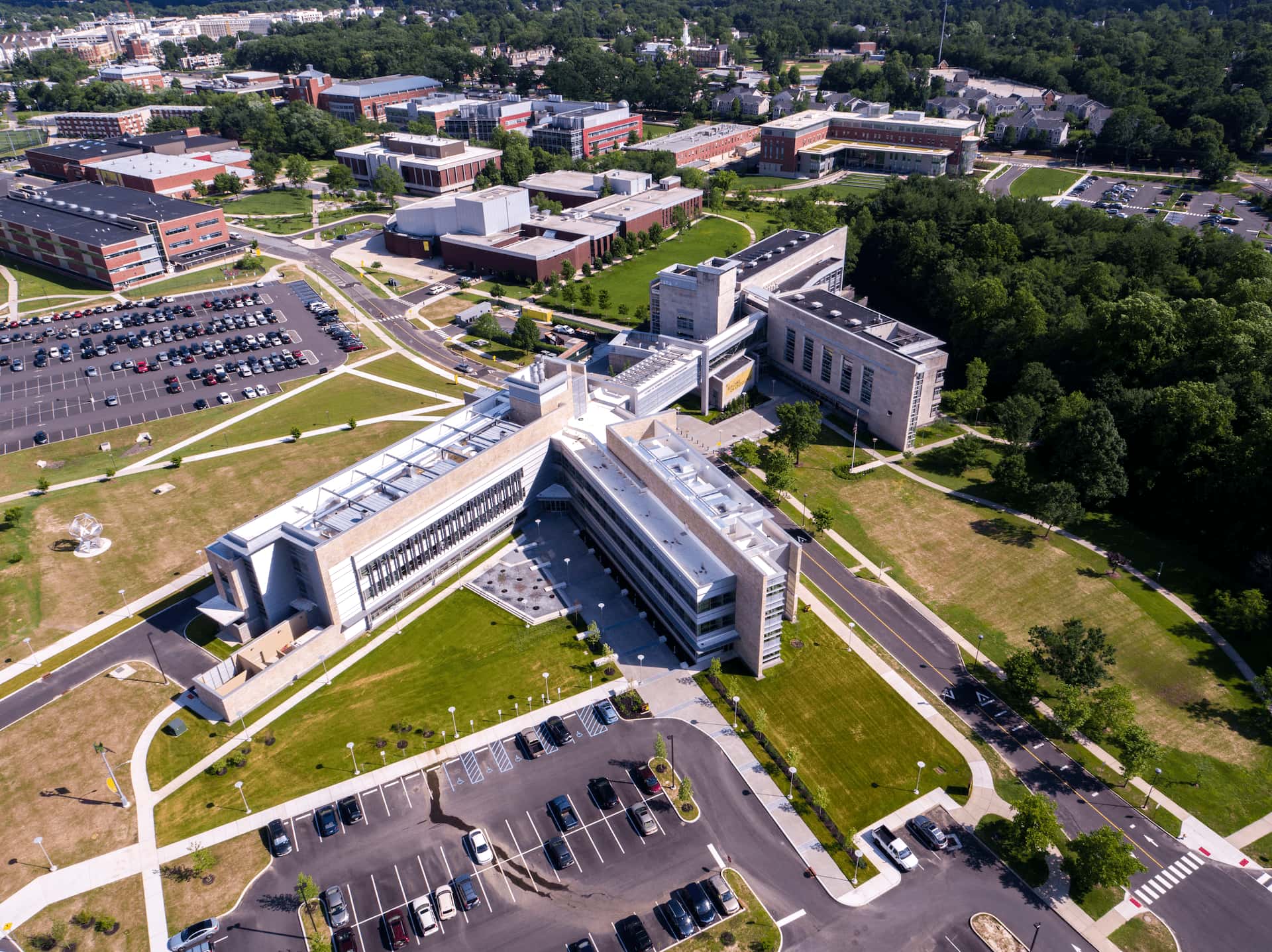decorative campus aerial