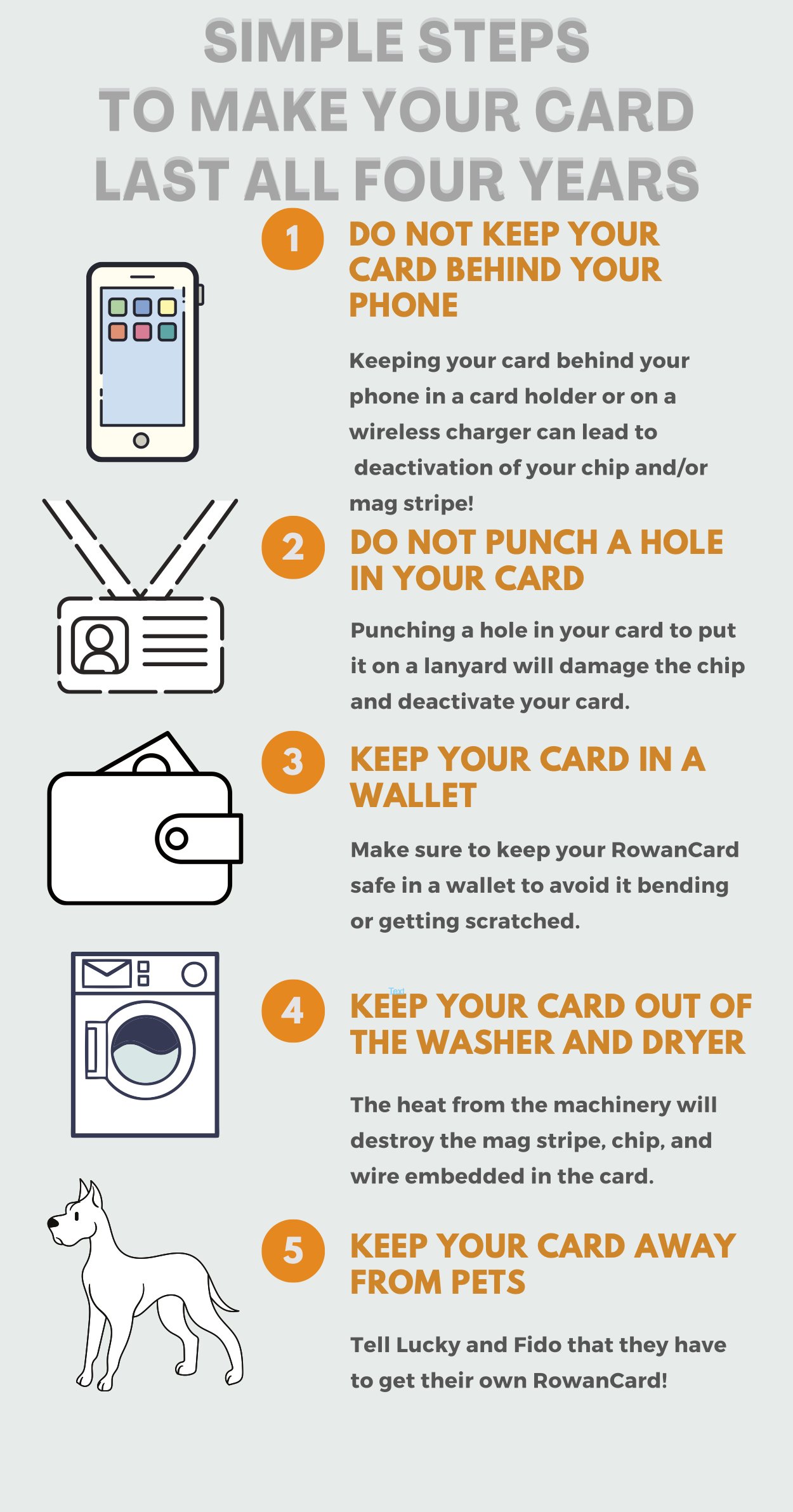 Tips to keep your RowanCard for 4 years