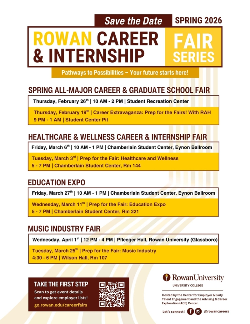 Rowan Career & Internship Fair Series