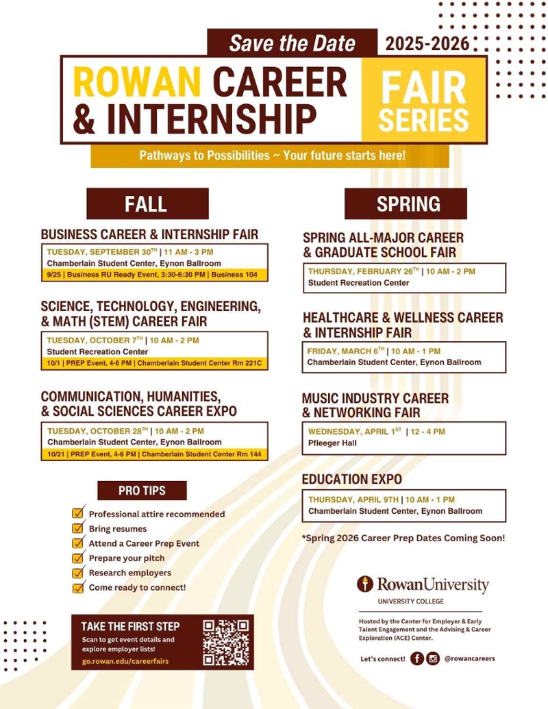 Rowan Career & Internship Fair Series