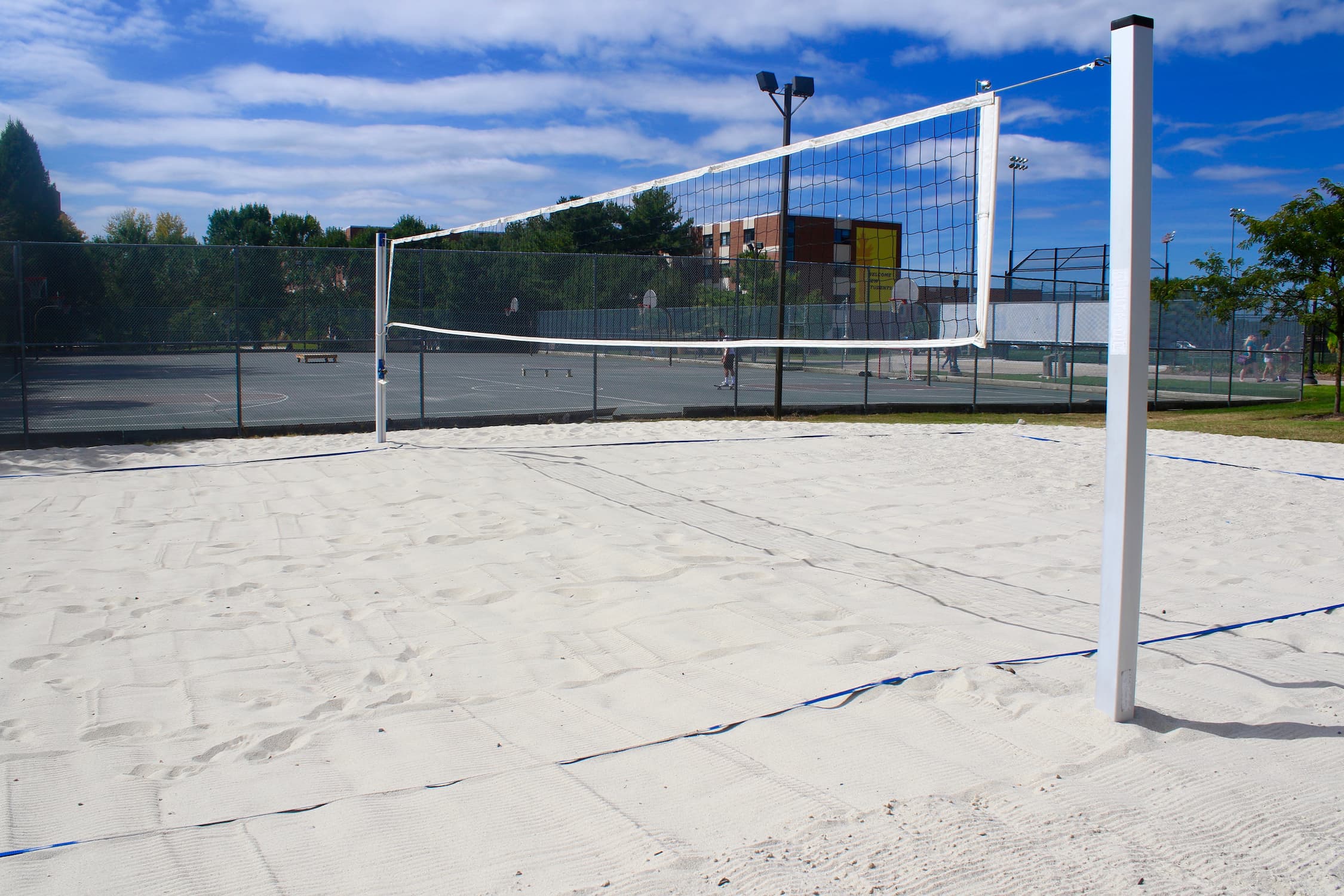 volleyball courts on sand