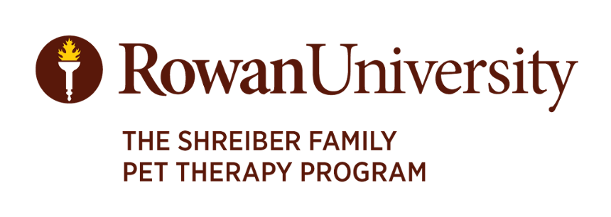 Rowan logo shreiber family pet therapy program- horizontal