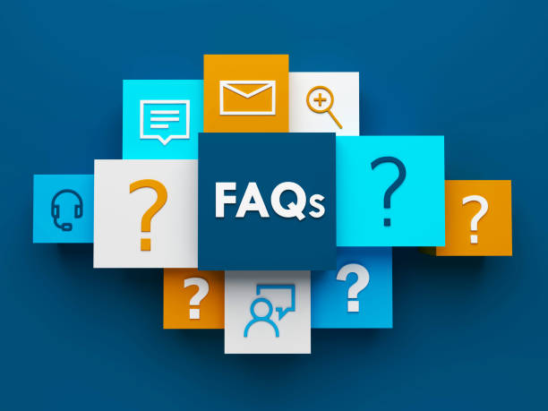 graphic of FAQ word and question mark icons